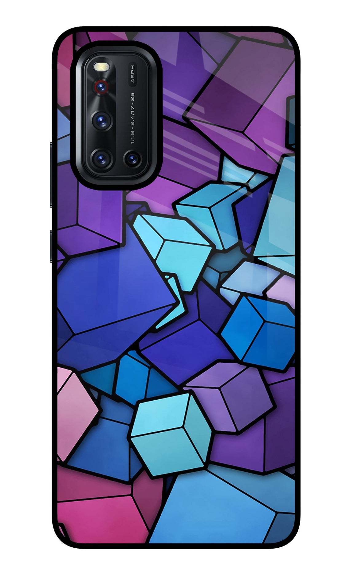 Cubic Abstract Vivo V19 Back Cover