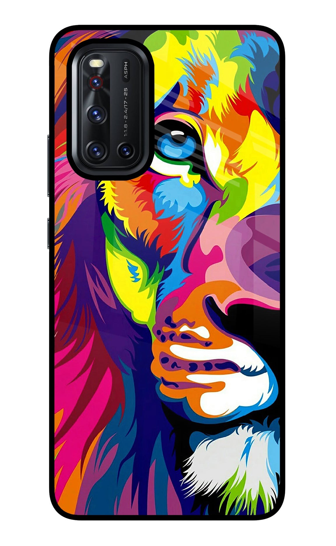 Lion Half Face Vivo V19 Back Cover