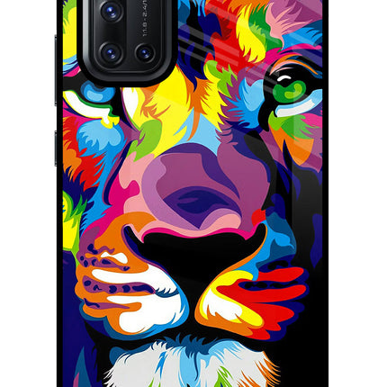 Lion Vivo V19 Glass Case Back Cover by Casekaro