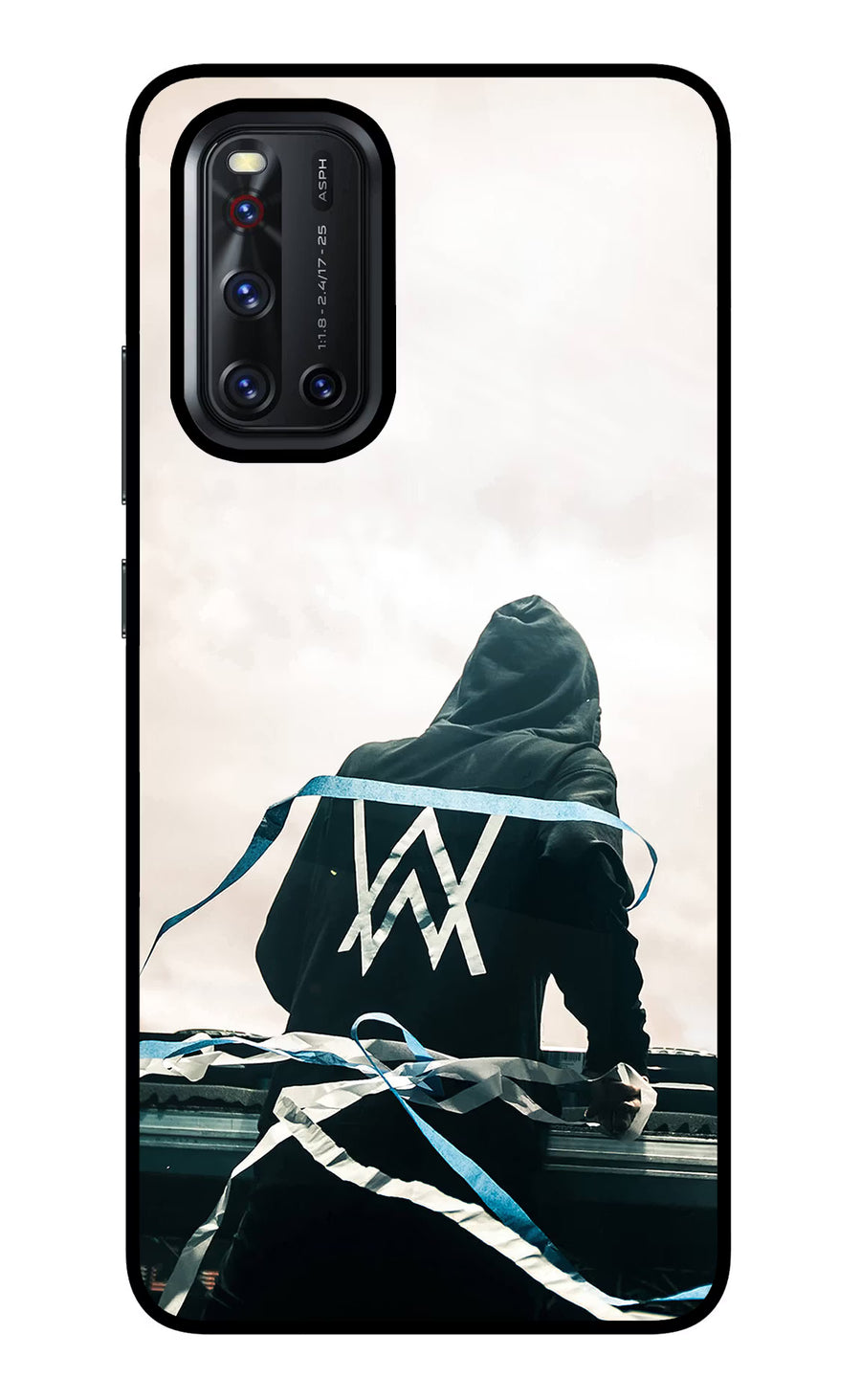 Alan Walker Vivo V19 Back Cover, Glass case