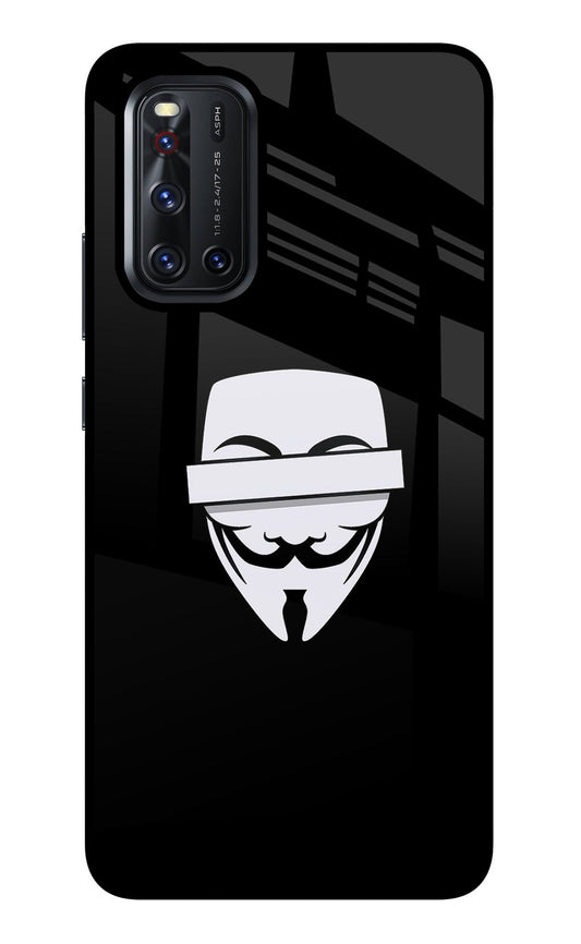 Anonymous Face Vivo V19 Glass Case