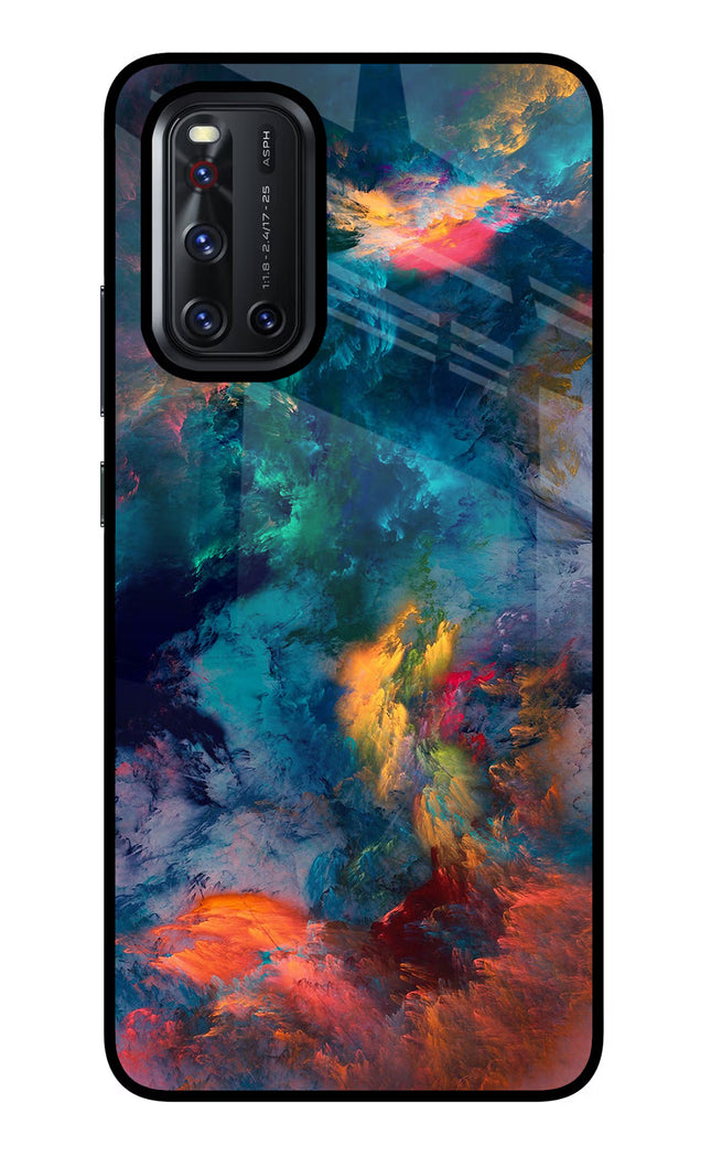 Artwork Paint Vivo V19 Glass Case Back Cover by Casekaro