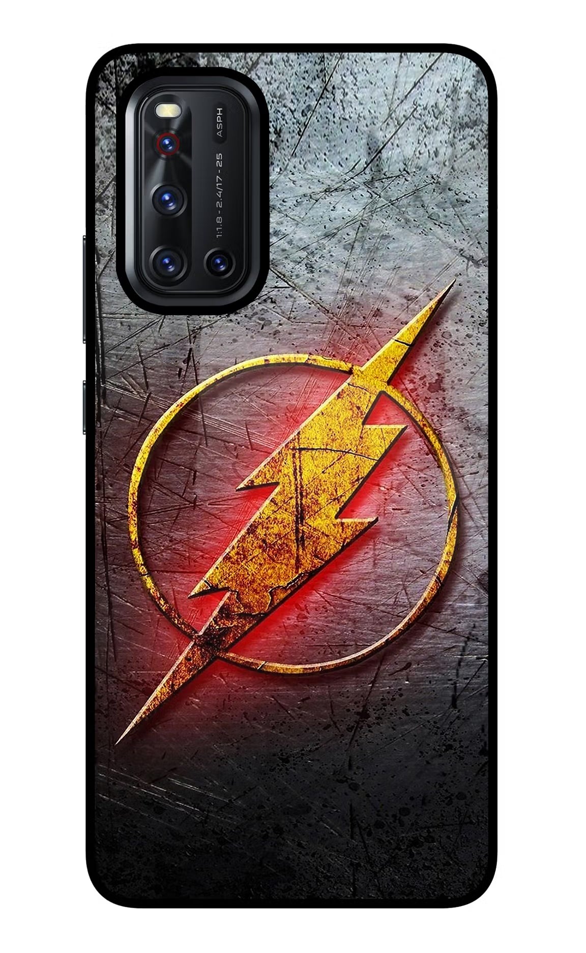 Flash Vivo V19 Glass Case Back Cover by Casekaro