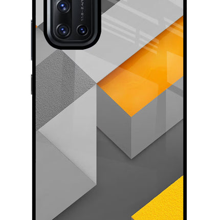 Abstract Vivo V19 Glass Case Back Cover by Casekaro