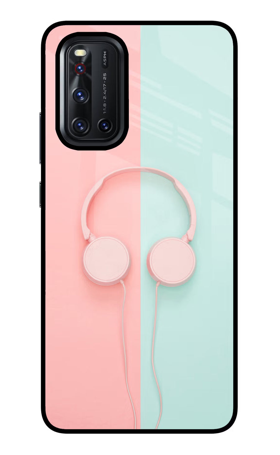 Music Lover Vivo V19 Back Cover, Glass case