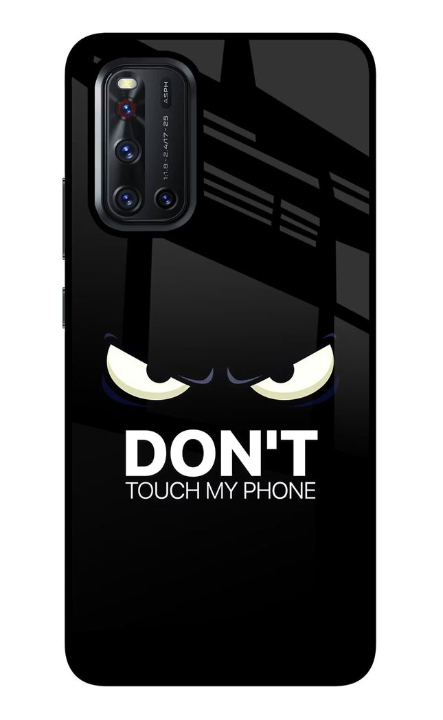 Don'T Touch My Phone Vivo V19 Glass Case