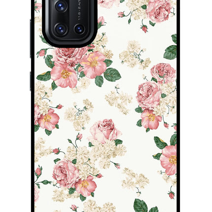 Flowers Vivo V19 Glass Case