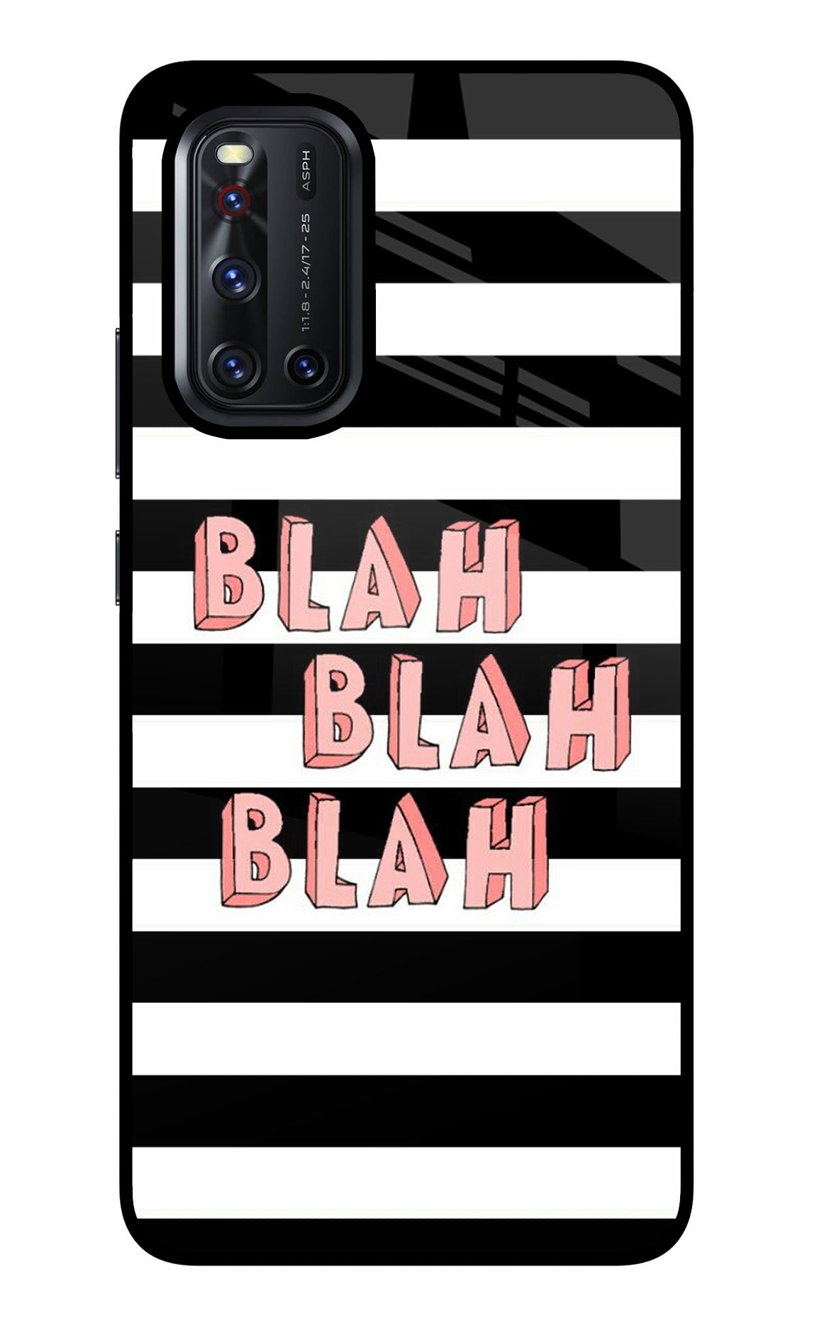 Blah Blah Blah Vivo V19 Back Cover