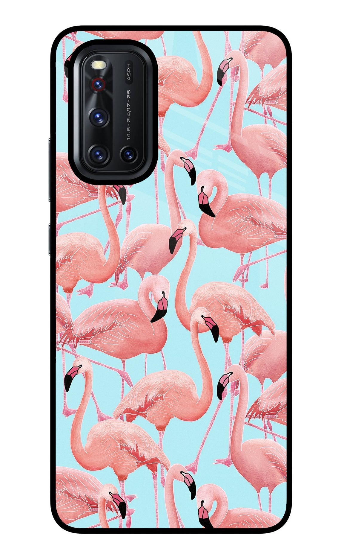 Flamboyance Vivo V19 Glass Case