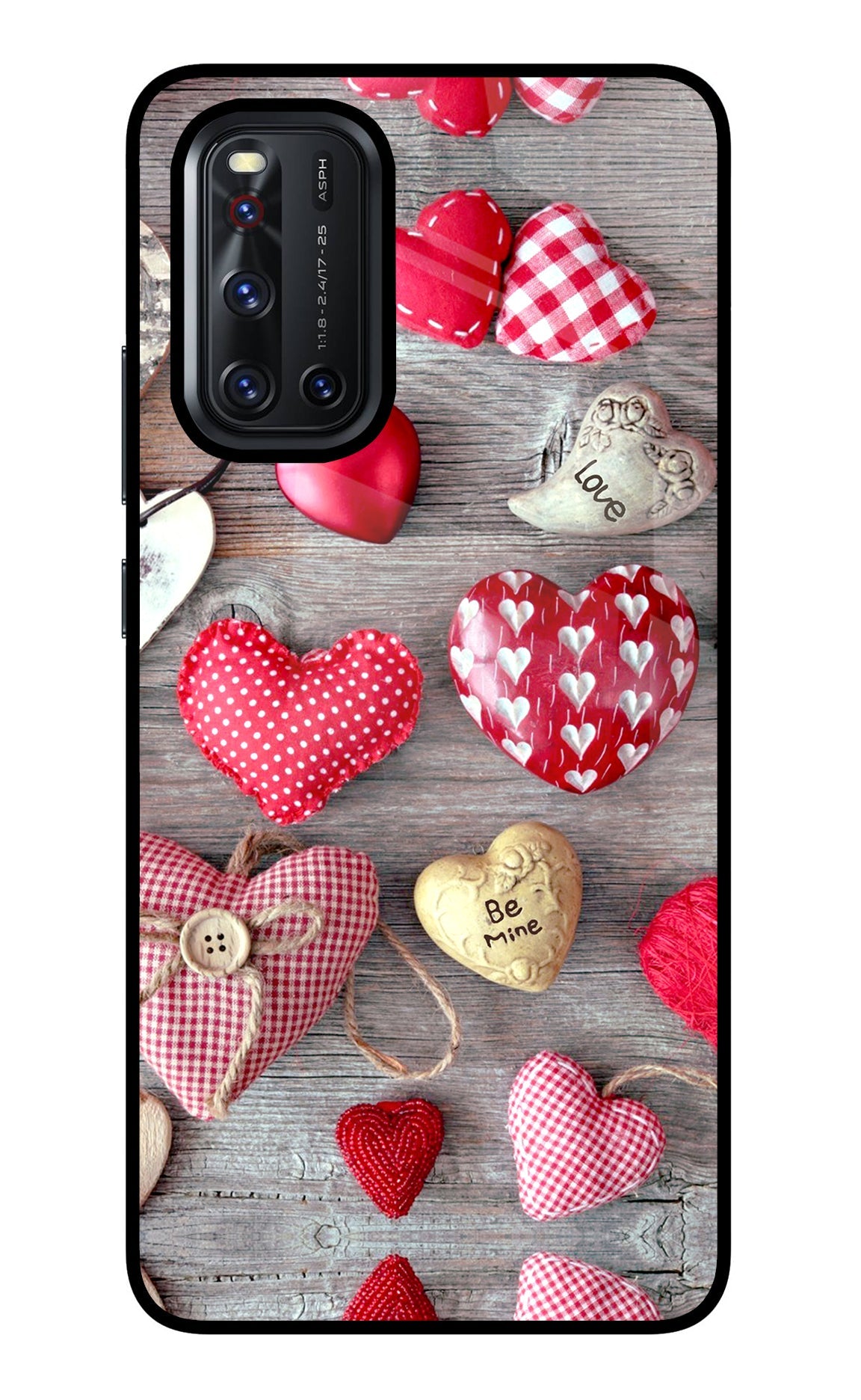 Love Wallpaper Vivo V19 Glass Case