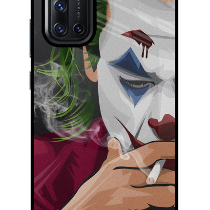 Joker Smoking Vivo V19 Glass Case Back Cover by Casekaro