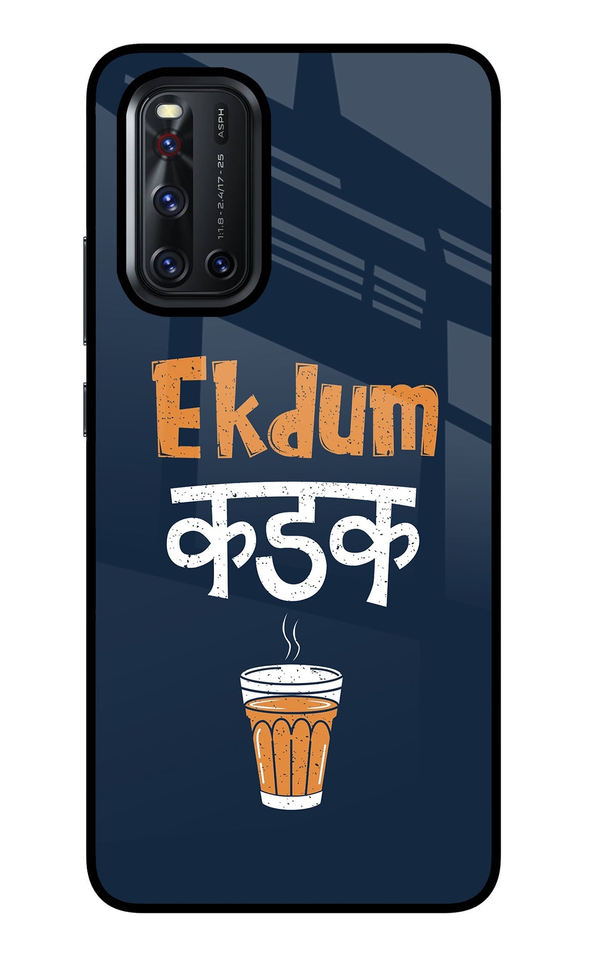 Ekdum Kadak Chai Vivo V19 Glass Case