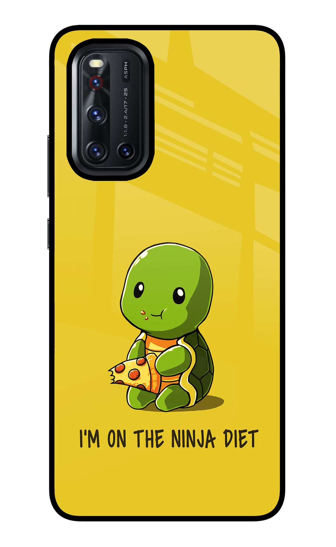 I'm on Ninja Diet Vivo V19 Glass Case Back Cover by Casekaro