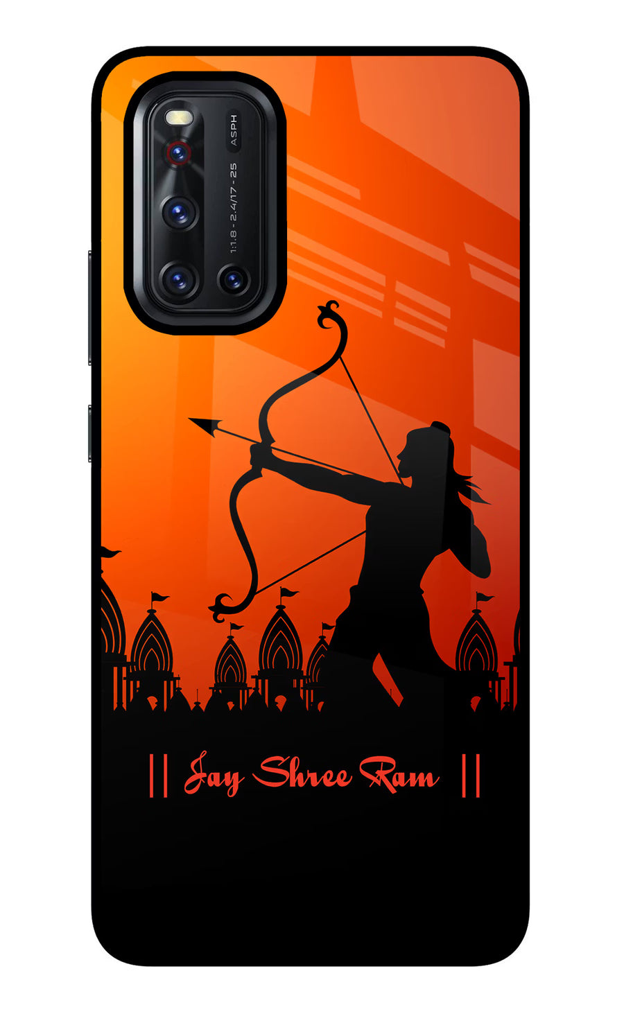 Lord Ram - 4 Vivo V19 Back Cover, Glass case