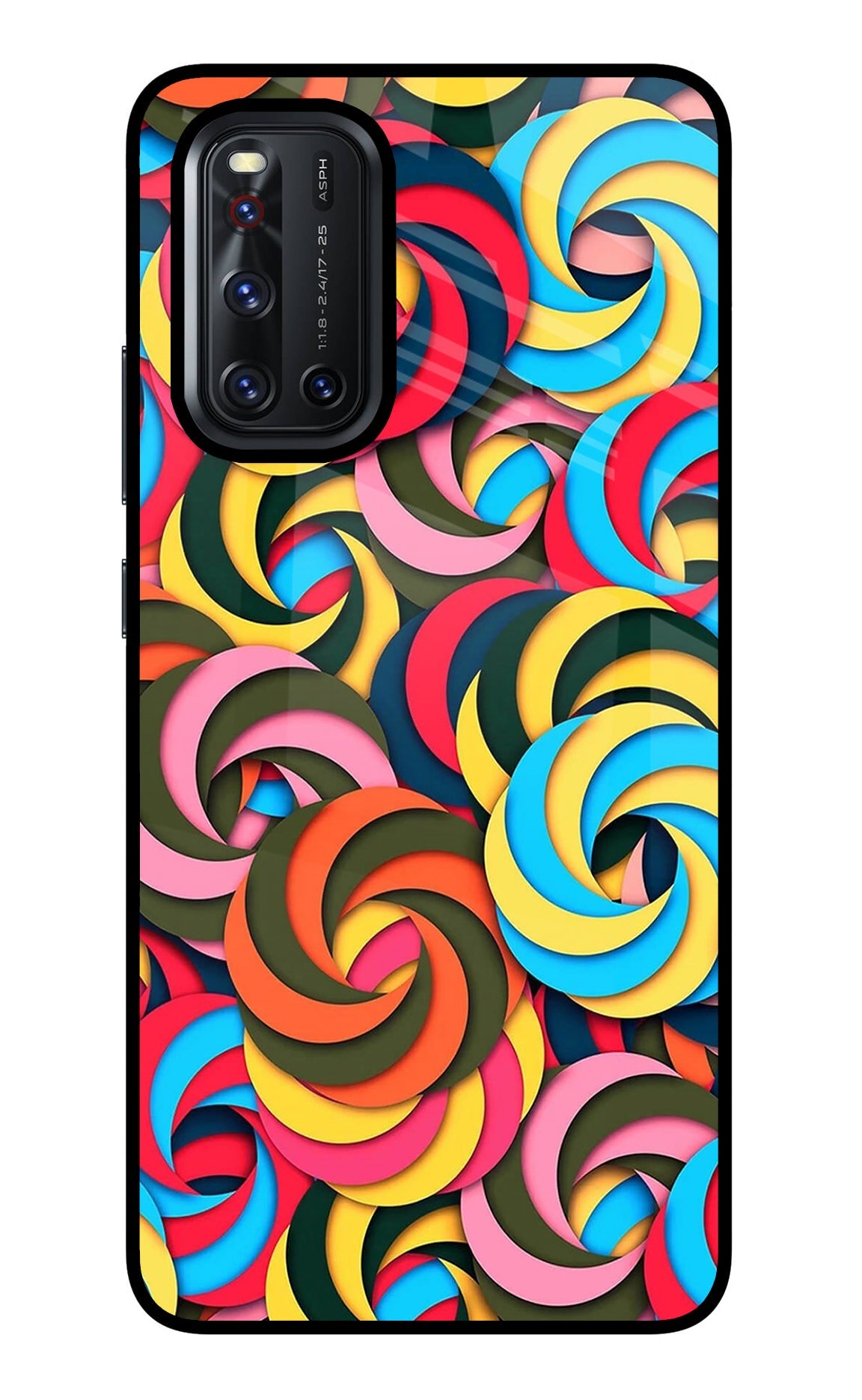 Spiral Pattern Vivo V19 Back Cover