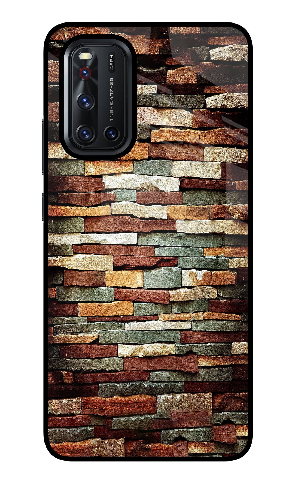 Bricks Pattern Vivo V19 Back Cover