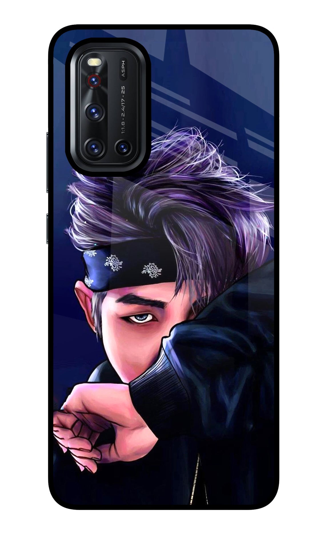 BTS Cool Vivo V19 Glass Case