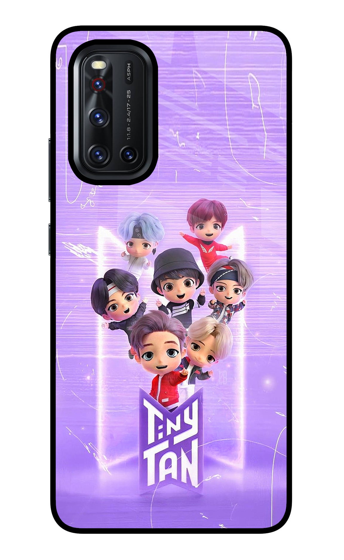 BTS Tiny Tan Vivo V19 Glass Case