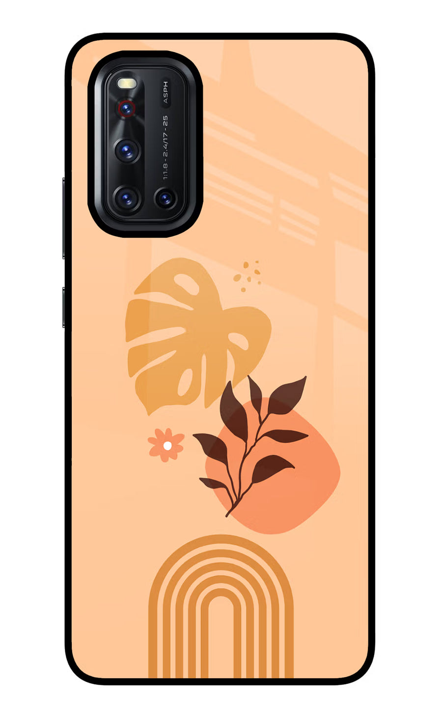 Bohemian Art Vivo V19 Back Cover, Glass case