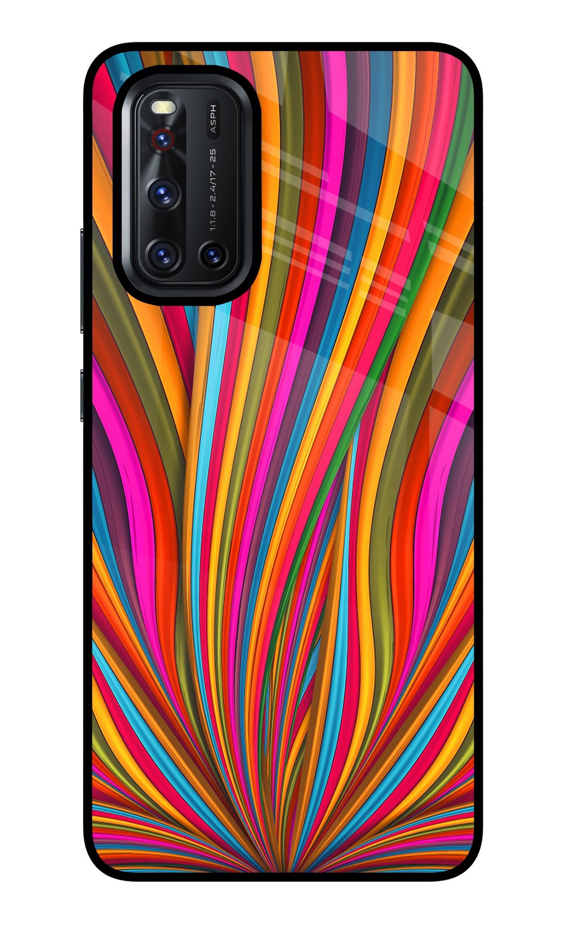 Trippy Wavy Vivo V19 Back Cover