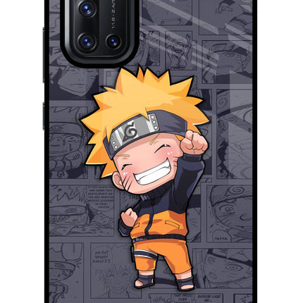 Chota Naruto Vivo V19 Glass Case Back Cover by Casekaro