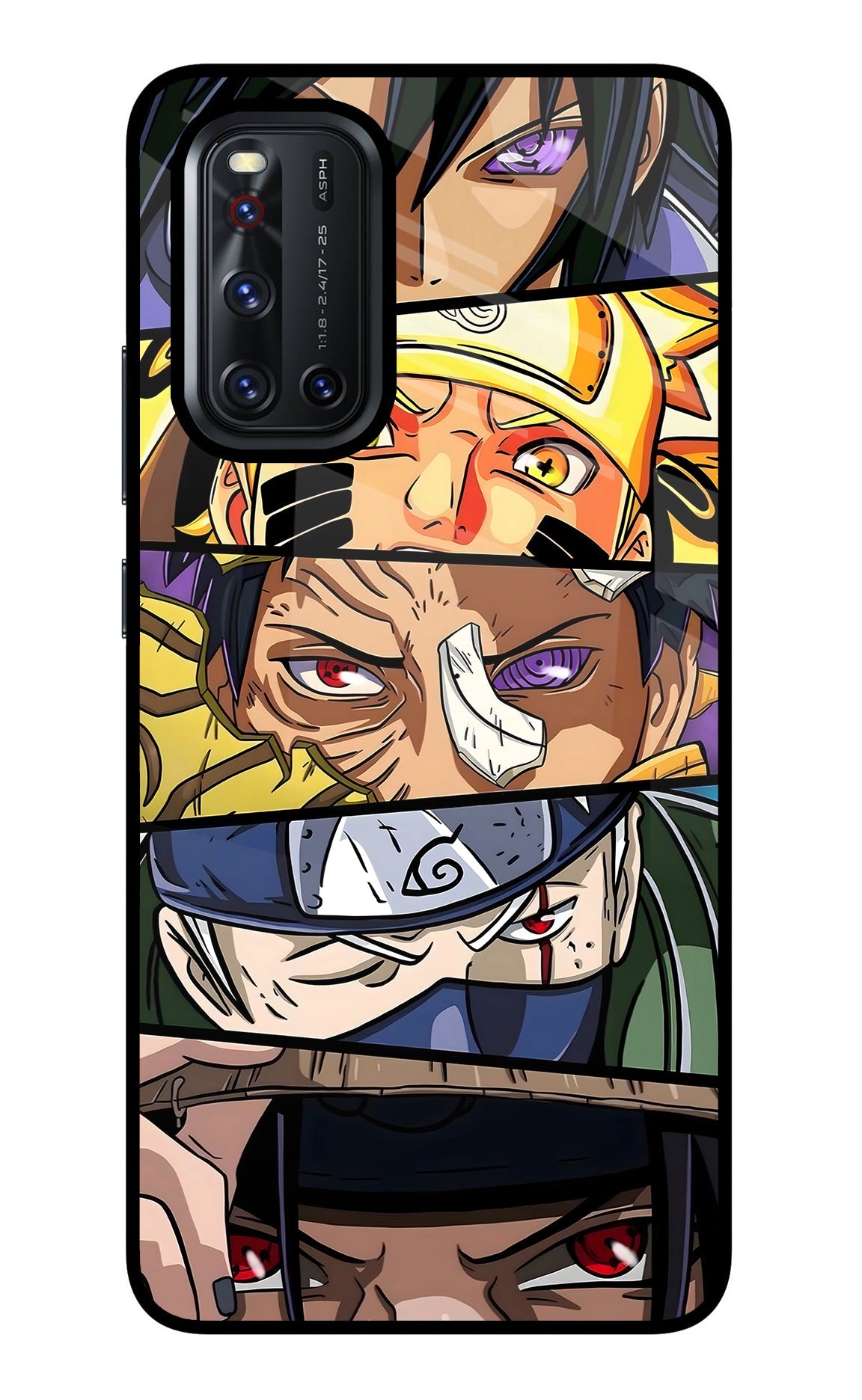 Naruto Character Vivo V19 Back Cover