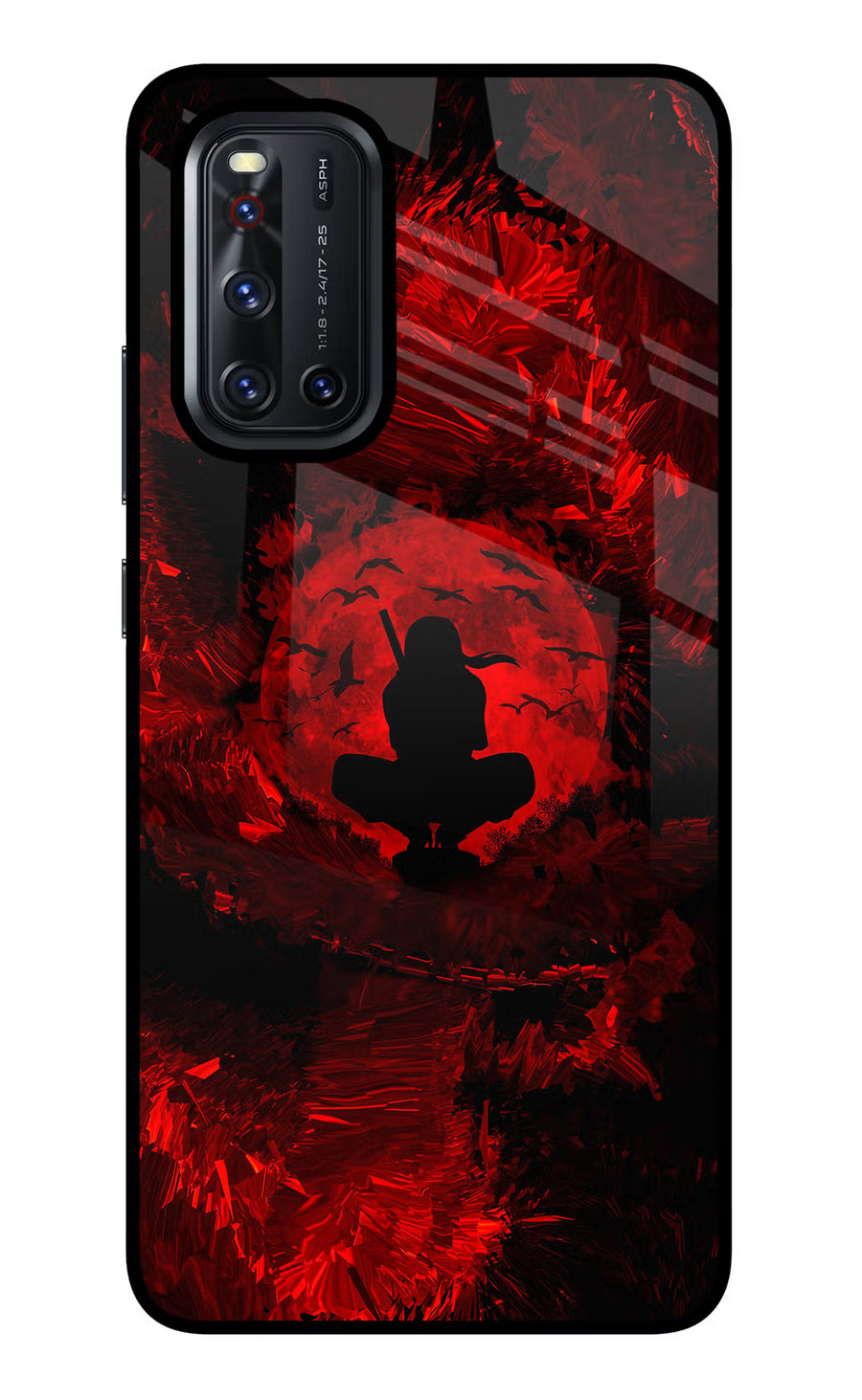 Itachi Uchiha Vivo V19 Back Cover, Glass case