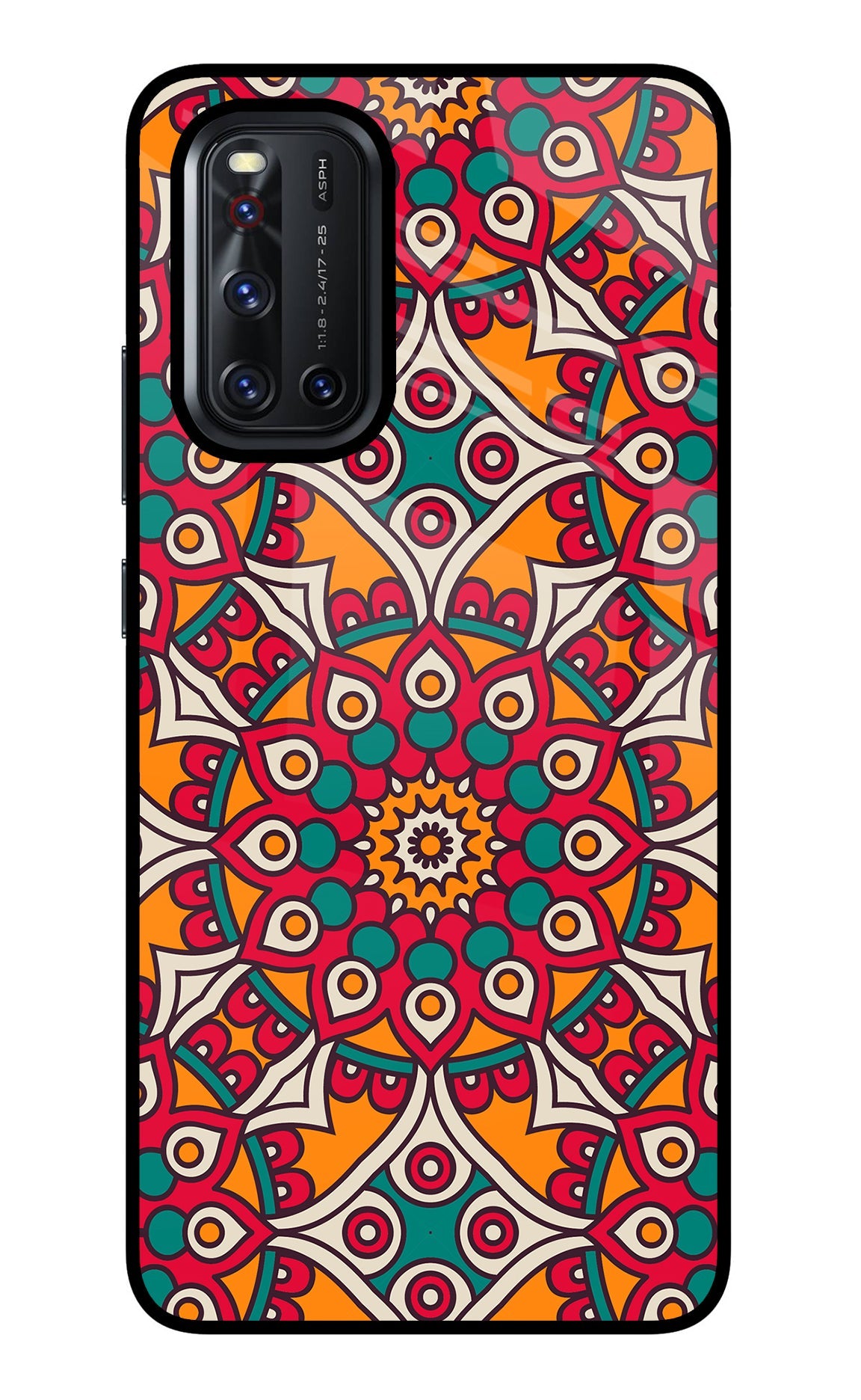 Mandala Art Vivo V19 Glass Case