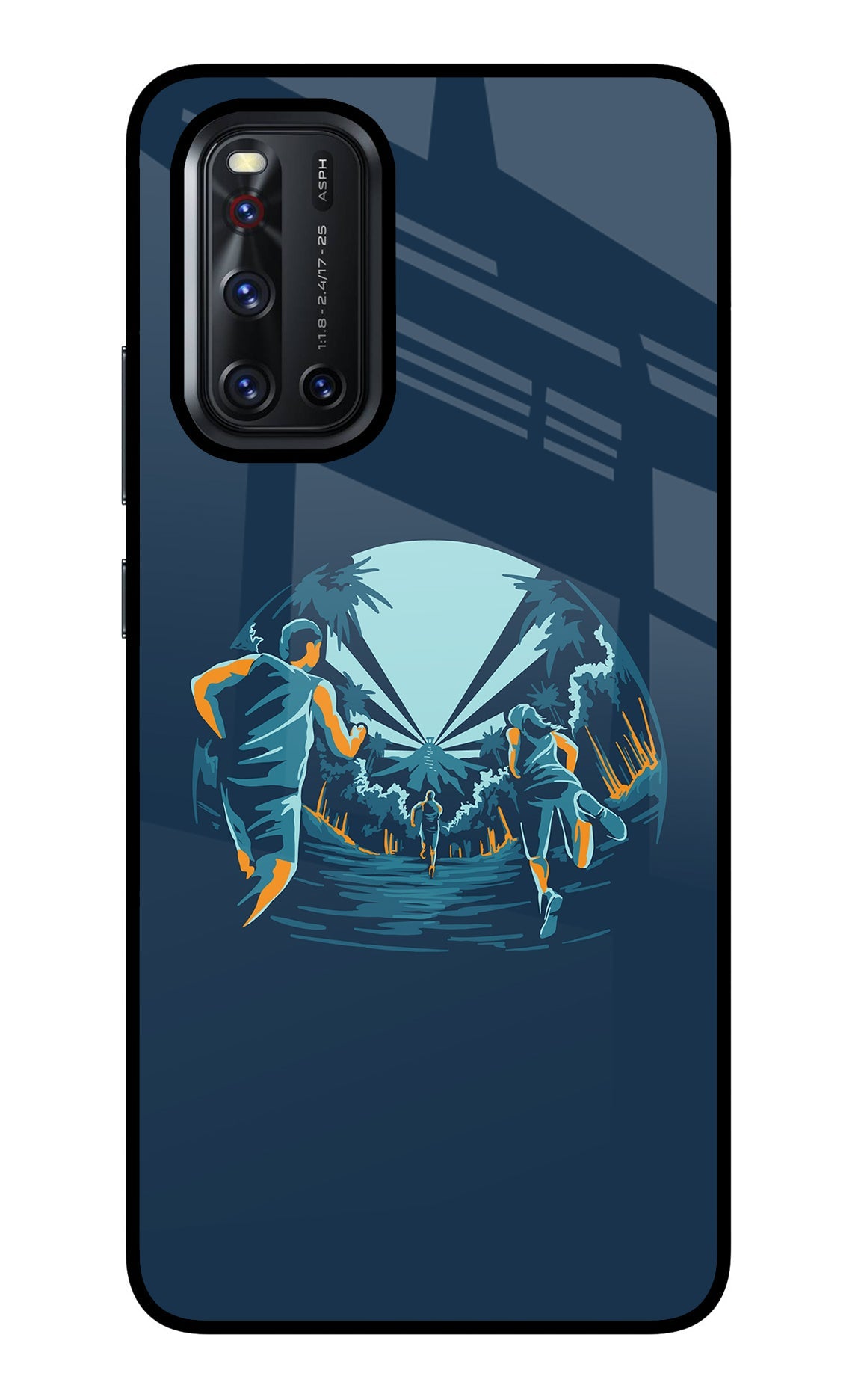 Team Run Vivo V19 Glass Case