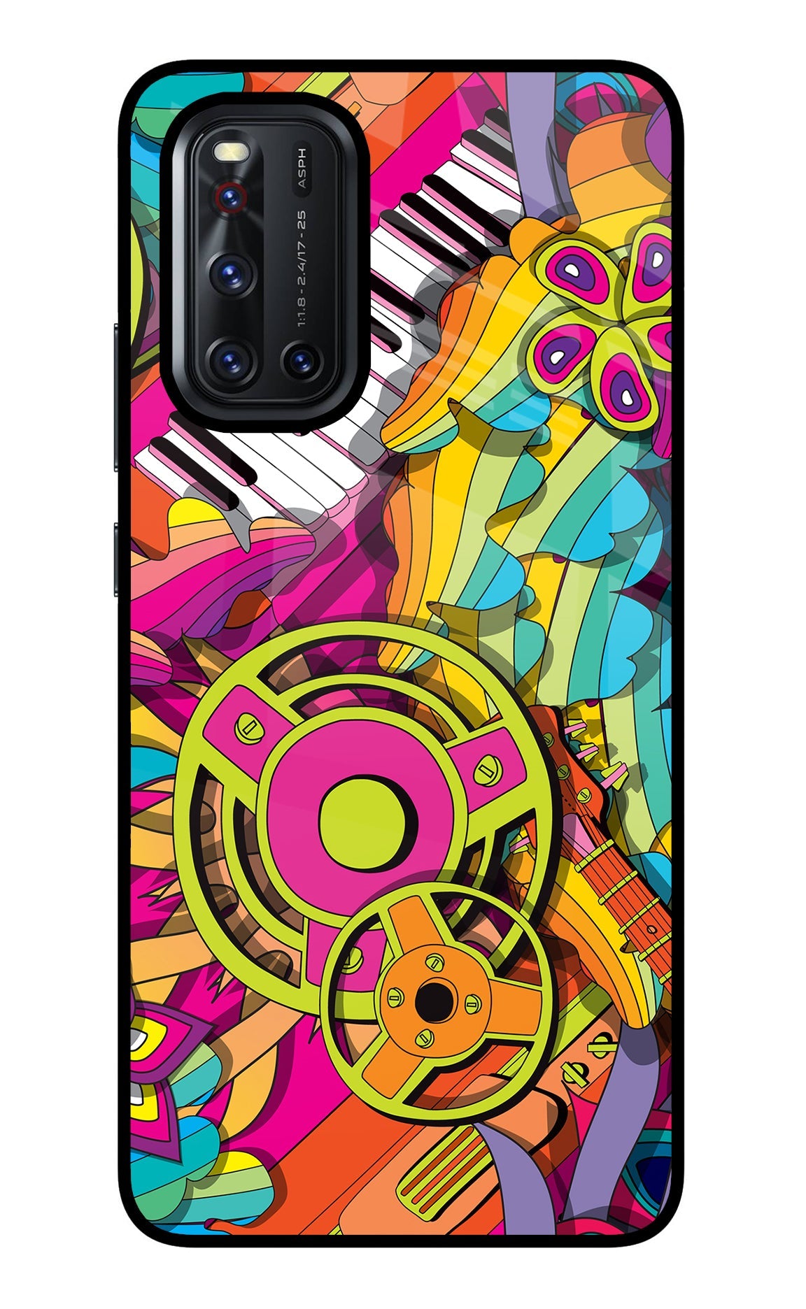 Music Doodle Vivo V19 Back Cover