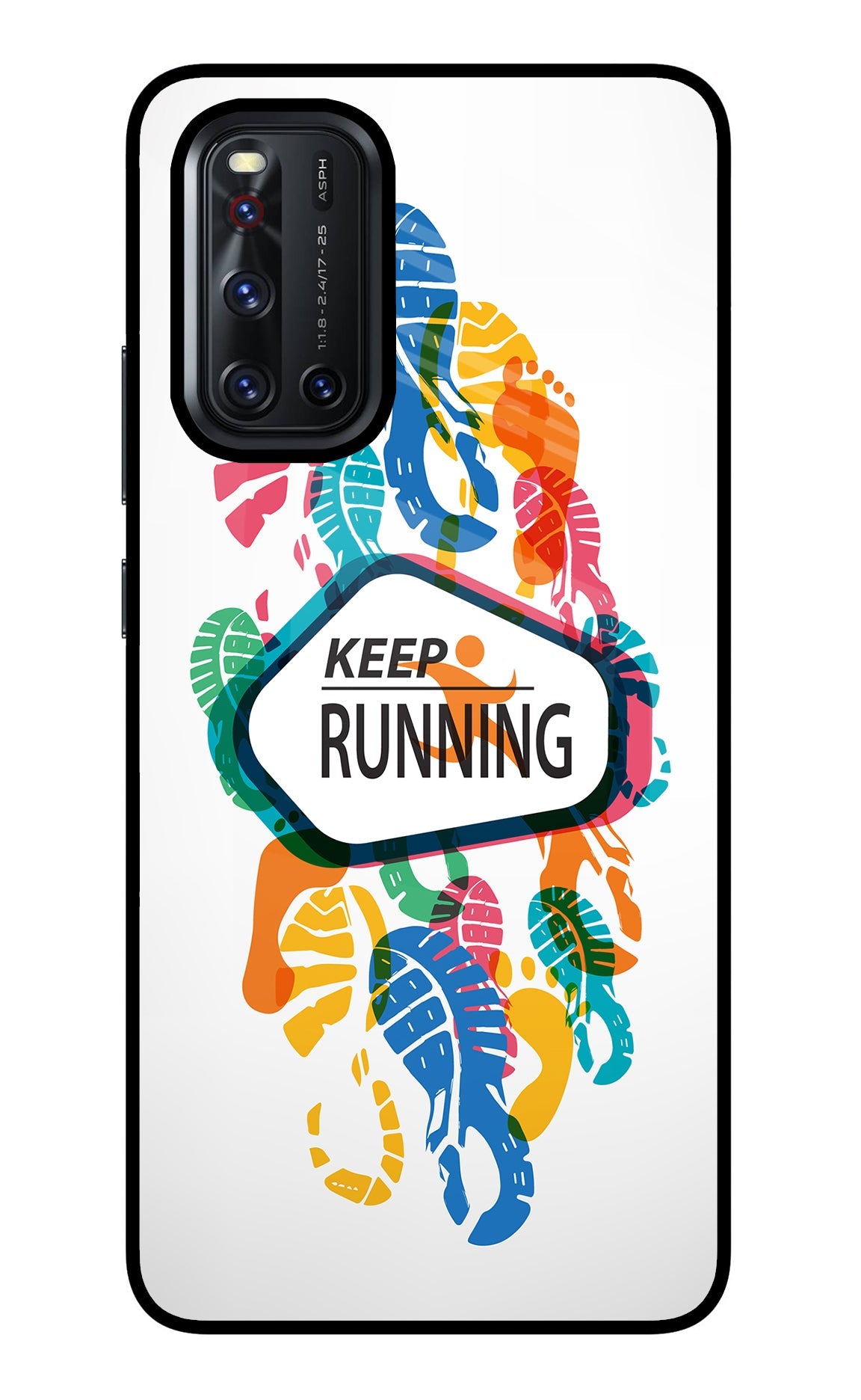 Keep Running Vivo V19 Back Cover