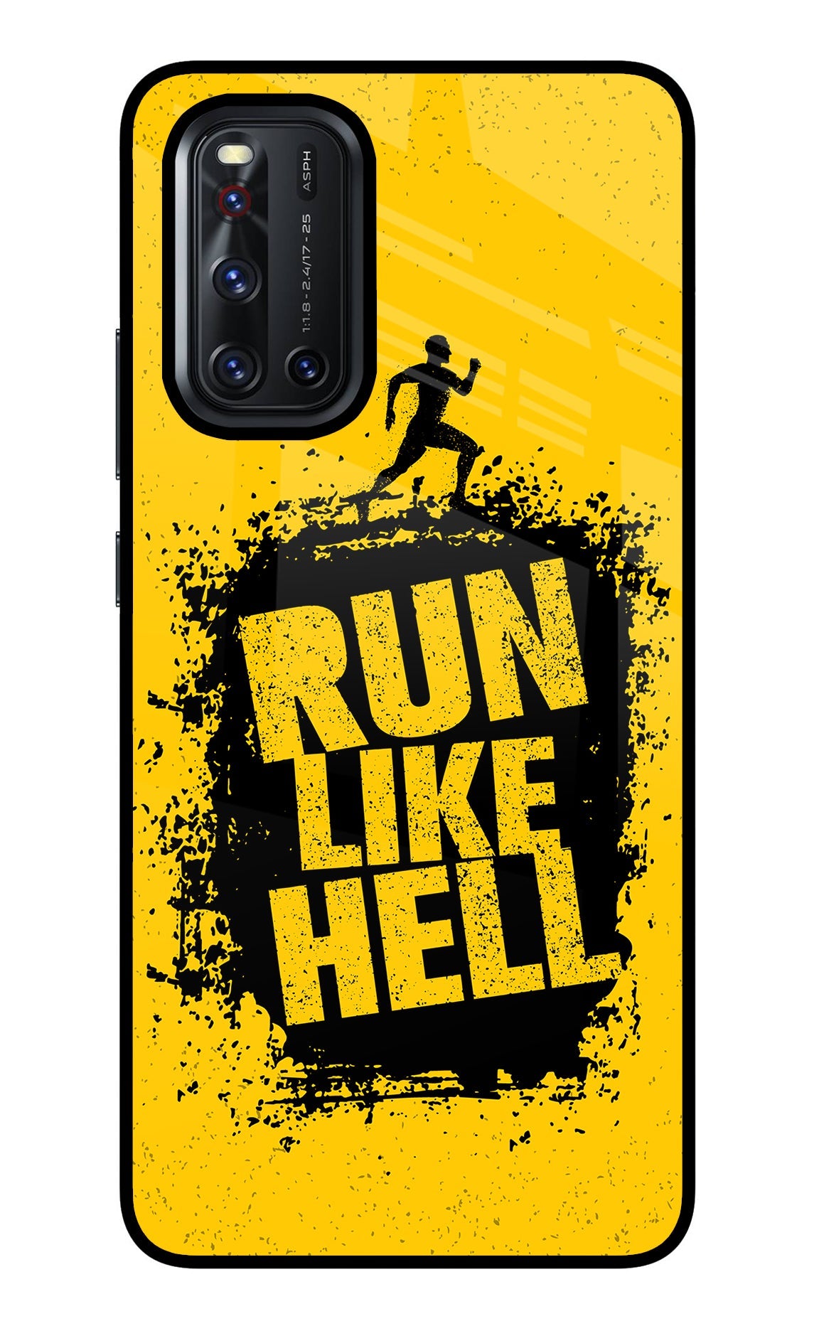 Run Like Hell Vivo V19 Back Cover