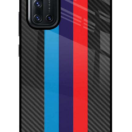 BMW Stripes Pattern Vivo V19 Glass Case