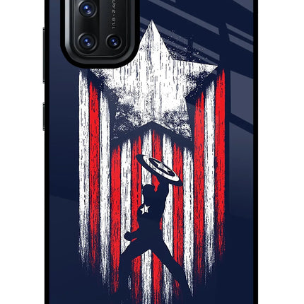 Captain America Marvel Art Vivo V19 Glass Case