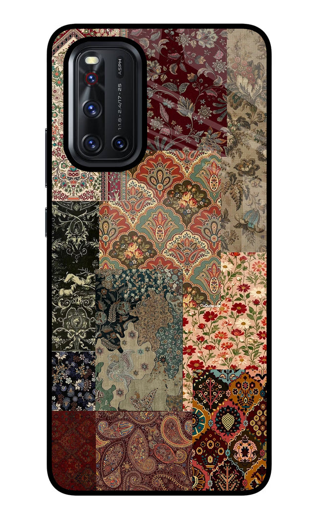 Desi Print Vivo V19 Glass Case