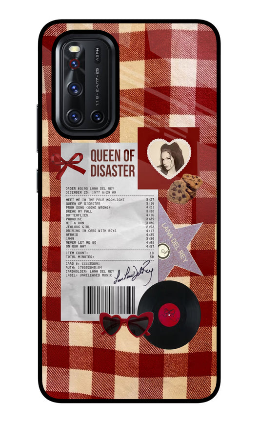 Queen of Disaster Vivo V19 Glass Case