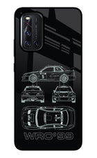 WRC'99 Vivo V19 Glass Case
