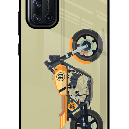 Vertical Speedster Vivo V19 Glass Case
