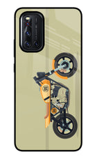 Vertical Speedster Vivo V19 Glass Case
