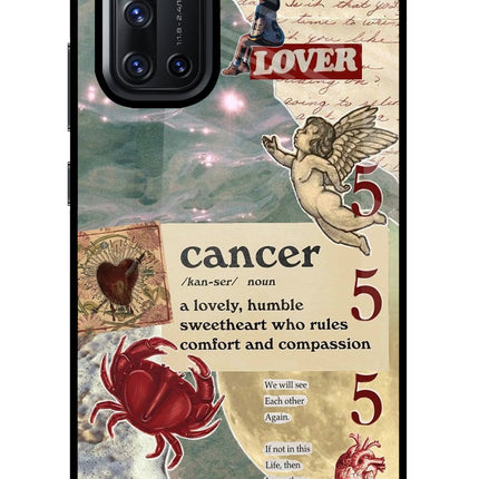 Cancer Zodiac Vivo V19 Glass Case
