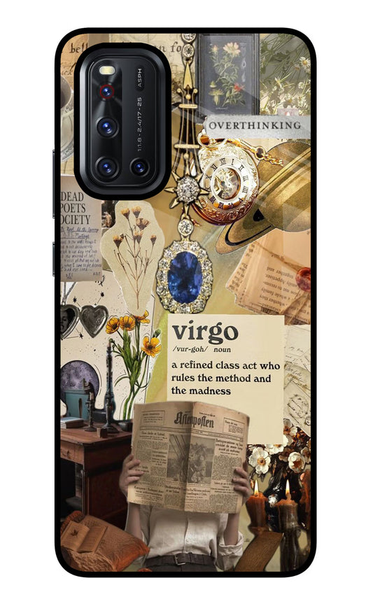 Virgo Zodiac Vivo V19 Glass Case