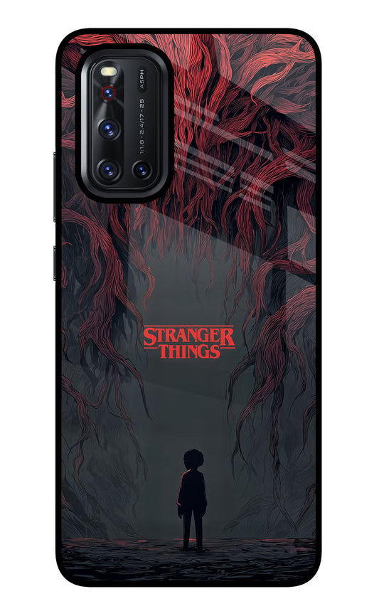 Ordinary Things Dark Side Vivo V19 Glass Case