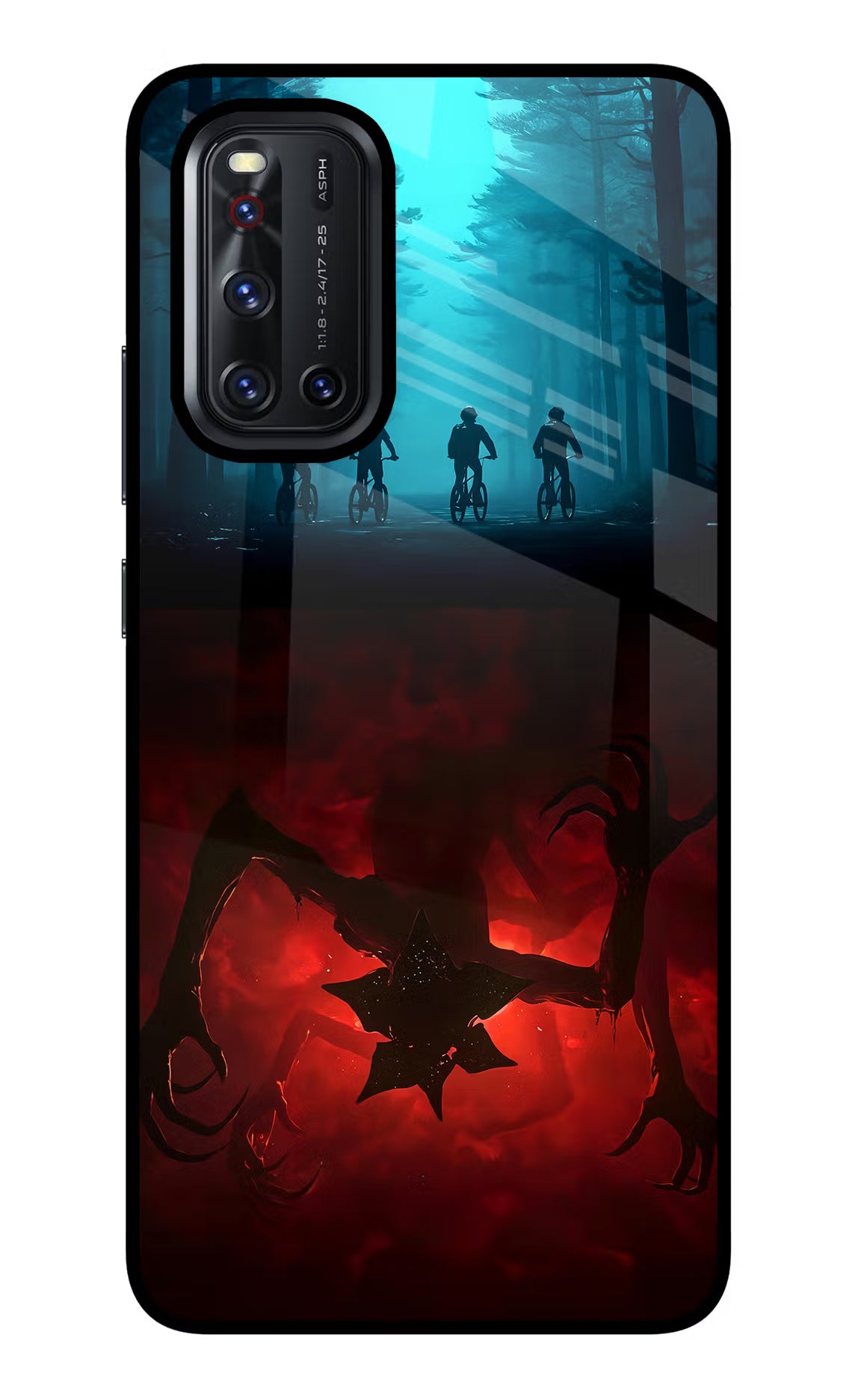 Ordinary Things Downside Up Vivo V19 Glass Case Back Cover by Casekaro