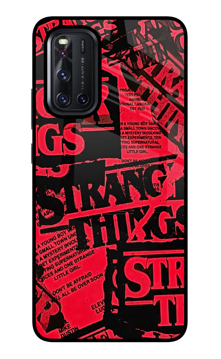 Ordinary Things Vivo V19 Back Cover, Glass case