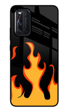 Fired Up – Black Vivo V19 Glass Case
