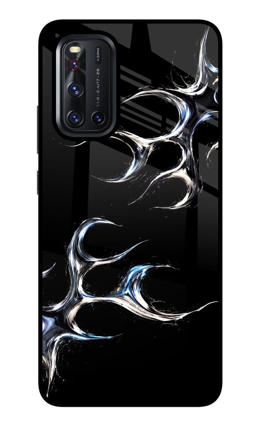 Chrome Tribal Vivo V19 Glass Case