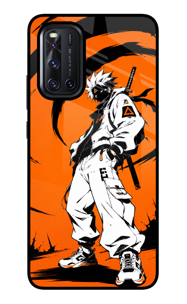 Street Samurai  Vivo V19 Glass Case