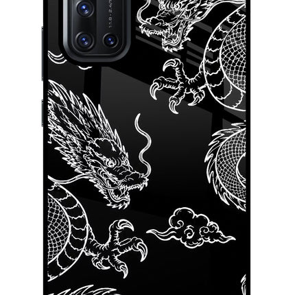 Twin Dragons Vivo V19 Glass Case