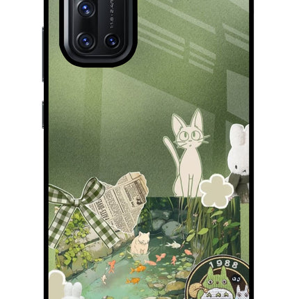 Aesthetic anime Vivo V19 Glass Case