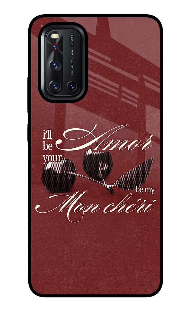 Velvet Cherry Vivo V19 Glass Case